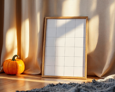 Halloween Frame Mockup 574