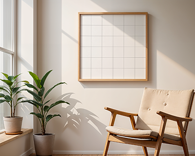 Square Frame Mockup 324